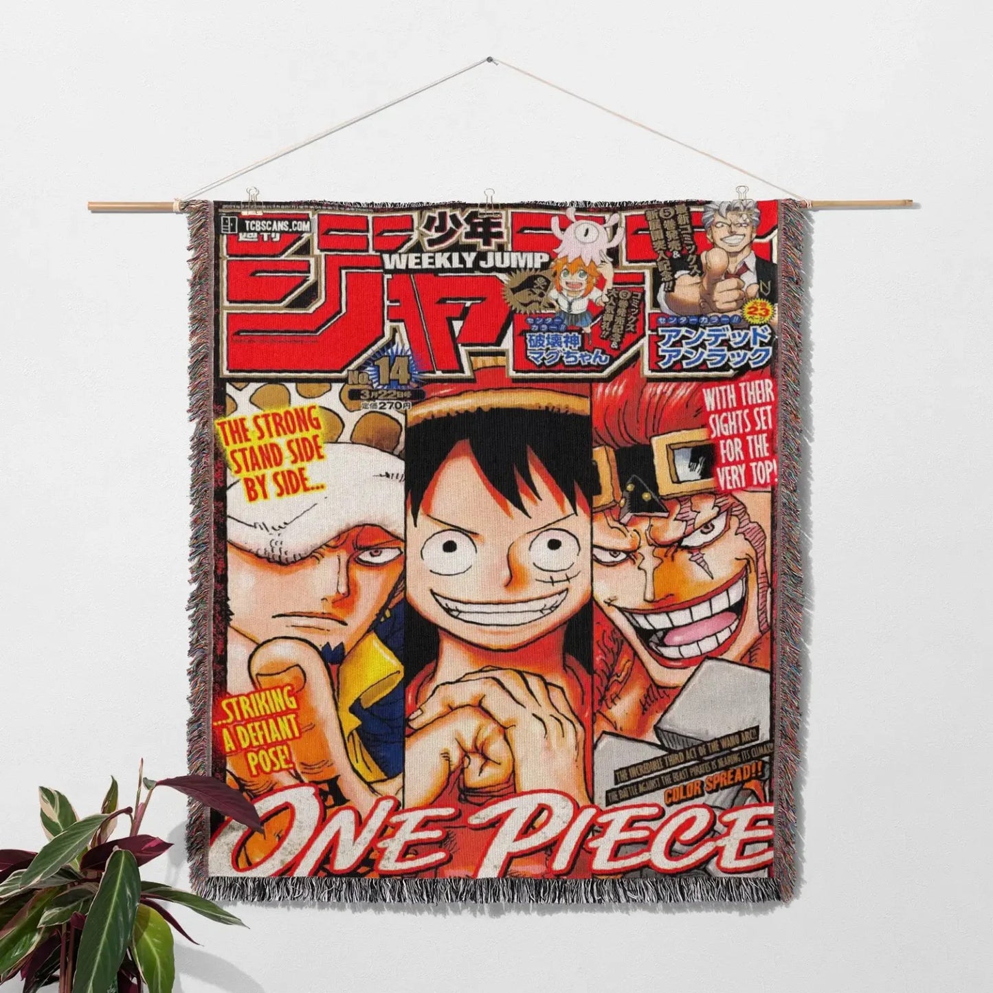 Anime Tapestry - One Piece - Law, Luffy and Kid