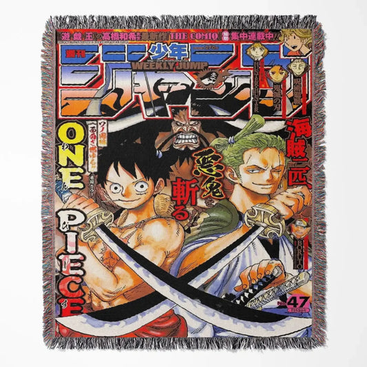 Anime Tapestry - One Piece - Luffy, Zoro and Kaido